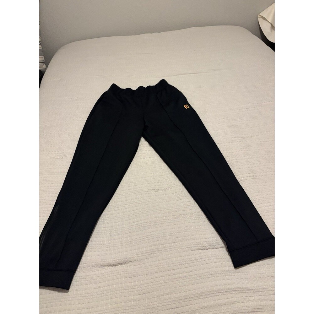 Nike Women's Black Court Dri-Fit Tennis Pants With Pockets Size Medium Slim Fit